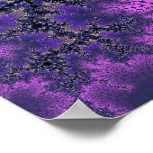 メタリックパープルスペックル ポスター (角)