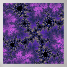 メタリックパープルスペックル ポスター