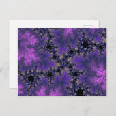 メタリックパープルスペックル ポストカード (正面/裏面)