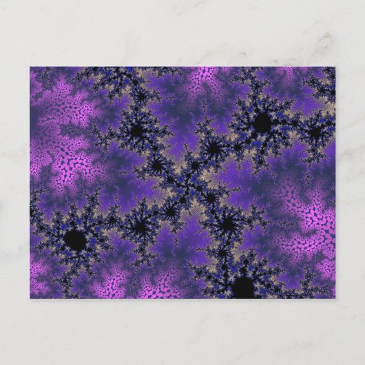メタリックパープルスペックル ポストカード (正面)