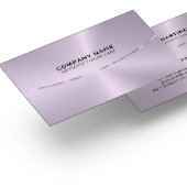 メタリックパープルティントテクスチャのイメージ 名刺