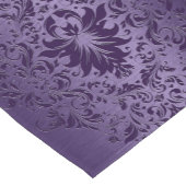 メタリックパープルブラシアルミニウムパープルレース ショートテーブルランナー (コーナー)