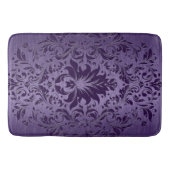 メタリックパープルブラシアルミニウムパープルレース バスマット (正面)