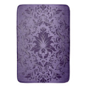 メタリックパープルブラシアルミニウムパープルレース バスマット (正面縦)