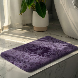 メタリックパープルブラシアルミニウムパープルレース バスマット