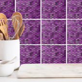 メタリックパープルマーメイドパタはかりで測ーン タイル