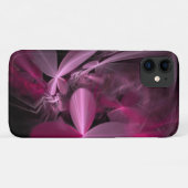 メタリックピンクの花の花弁 Case-Mate iPhoneケース (裏面(横))