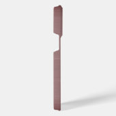 メタリックピンク鋼彫刻モノグラム iPhoneケース (右側面)