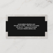 メタリックファイナンスのロゴ | バーグラフ 名刺 (裏面)