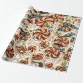 メタリックフェイクキャンディパターン光沢ラッピング紙 ラッピングペーパー (アンロールド)