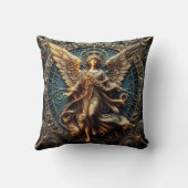 メタリックフェイクレリーフ、 浮き彫りエンジェルアート装飾用クッション クッション (裏面)