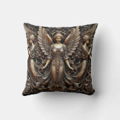 メタリックフェイクレリーフ、 浮き彫りエンジェルズアート装飾用クッション クッション (裏面)