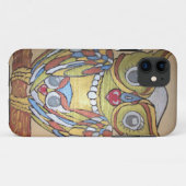 メタリックフクロウIPhoneケース Case-Mate iPhoneケース (裏面(横))