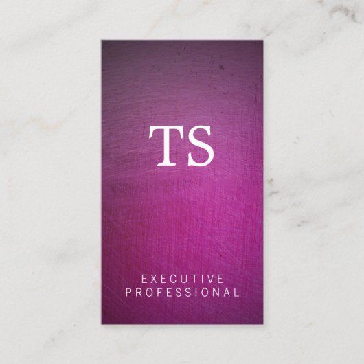 メタリックブラシ(グラマー) 名刺 (正面)