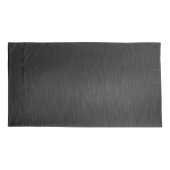 メタリックブラックグリッター パーソナライズされた 枕カバー (裏面)