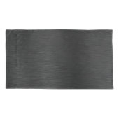 メタリックブラックグリッター パーソナライズされた 枕カバー (裏面)