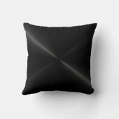 メタリックブラックステンレス鋼メタルルック クッション (裏面)