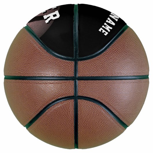 メタリックブラックプレーヤーチーム名番号 バスケットボール (右)