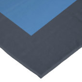 メタリックブルードリデル テーブルクロス (アングル)