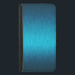 メタリックブルーブラシ仕上げアルミルック GALAXY S5 ウォレットケース<br><div class="desc">ターコイズブルーメタリックブラッシュアルミルック。カッコいいシンプルデザイン他の製品で利用可能。メタリックルックはデジタルイリュージョンで実在モットメタル仕上げ。</div>
