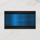 メタリックブルーブラック | 企業の 名刺 (裏面)