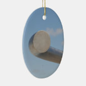 メタリックブルー セラミックオーナメント (右)