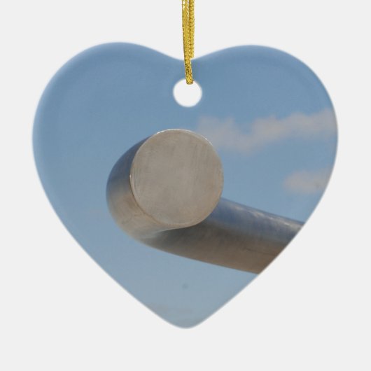 メタリックブルー セラミックオーナメント (正面)