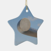 メタリックブルー セラミックオーナメント (右)