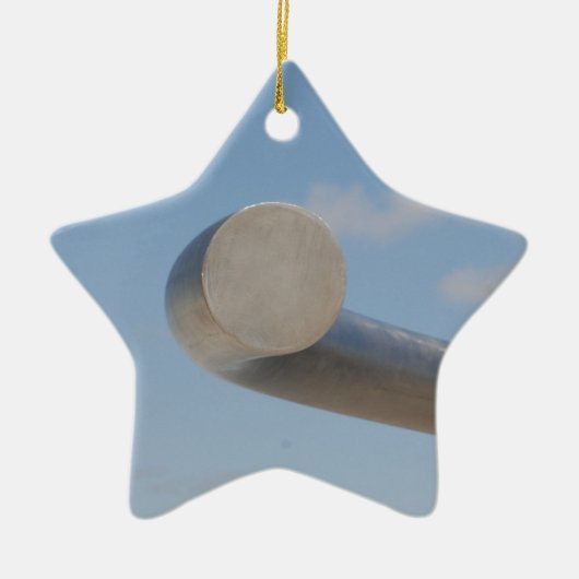 メタリックブルー セラミックオーナメント (正面)