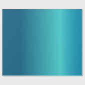 メタリックブルー ラッピングペーパー (フラット)