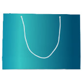 メタリックブルー ラージペーパーバッグ (裏面)