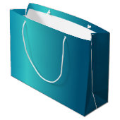 メタリックブルー ラージペーパーバッグ (裏面アングル)