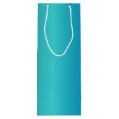 メタリックブルー ワインギフトバッグ (裏面)