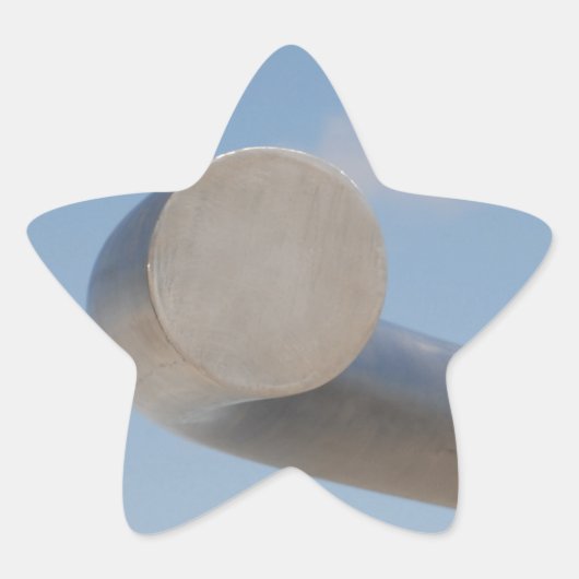 メタリックブルー 星シール (正面)