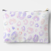 メタリックホワイトヒョウ模様 アクセサリーポーチ (裏面)