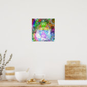 メタリックマンデルブロー1c ポスター (キッチン)