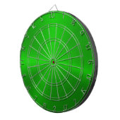 メタリックミニマルグリーンテクスチャ ダーツボード (正面右)