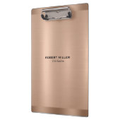 メタリックミニマルバラ-金ゴールドテクスチャ クリップボード (左)