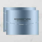メタリックミニマルモダンブルーのテクスチャ ポストカード (正面/裏面)