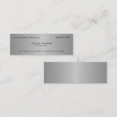 メタリックモダンテクスチャプリント スキニー名刺 (正面/裏面)