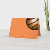 メタリックモダンボールありがとうコーチのカード サンキューカード (裏面)