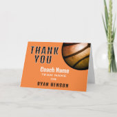 メタリックモダンボールありがとうコーチのカード サンキューカード (正面)