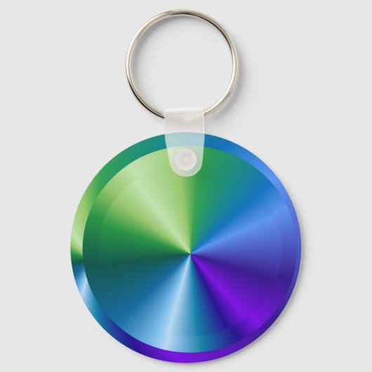 メタリックユニーククロスウォーク：サイクルライダーウォーカー キーホルダー (正面)