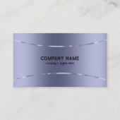 メタリックライトパープルテクスチャイメージ 名刺 (正面)