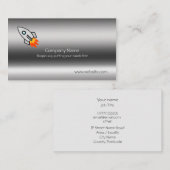 メタリックルックテンプレート 名刺 (正面/裏面)