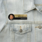 メタリックルックプロフェッショナルカスタム金ゴールド写真 名札 (インサイチュ)