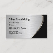 メタリックルック溶接名刺 名刺 (正面)