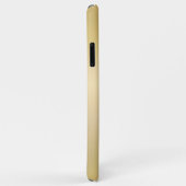 メタリックルック金ゴールドカスタマイズ可能テンプレートモノグラム Case-Mate iPhoneケース (裏面/右)