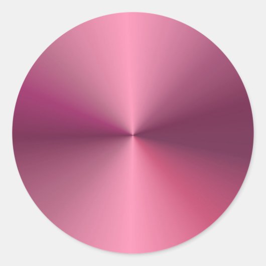 メタリックルッ空白のクエレガントテンプレートトレンディー ラウンドシール (正面)