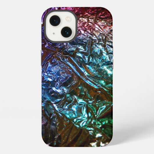 メタリックレインボーホイル効果 iPhoneケース (裏面)
